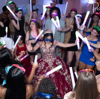 Quinceanera celebration dance