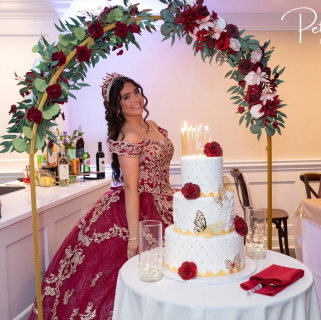 Quinceanera cake decoration